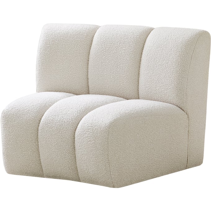 Meridian Furniture Infinity Cream Fabric Modular Chair MRD-643CREAM-C