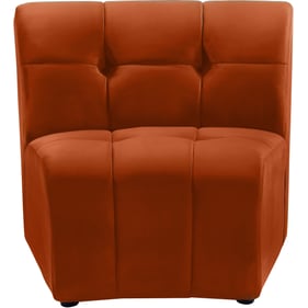 Meridian Furniture Limitless Cognac Velvet Modular Chair