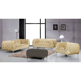 Meridian Furniture Mercer Beige 3pc Living Room Set