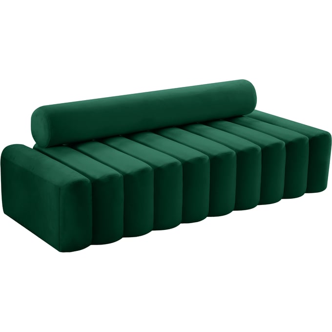 Meridian Furniture Melody Green Velvet Sofa MRD-647GREEN-S