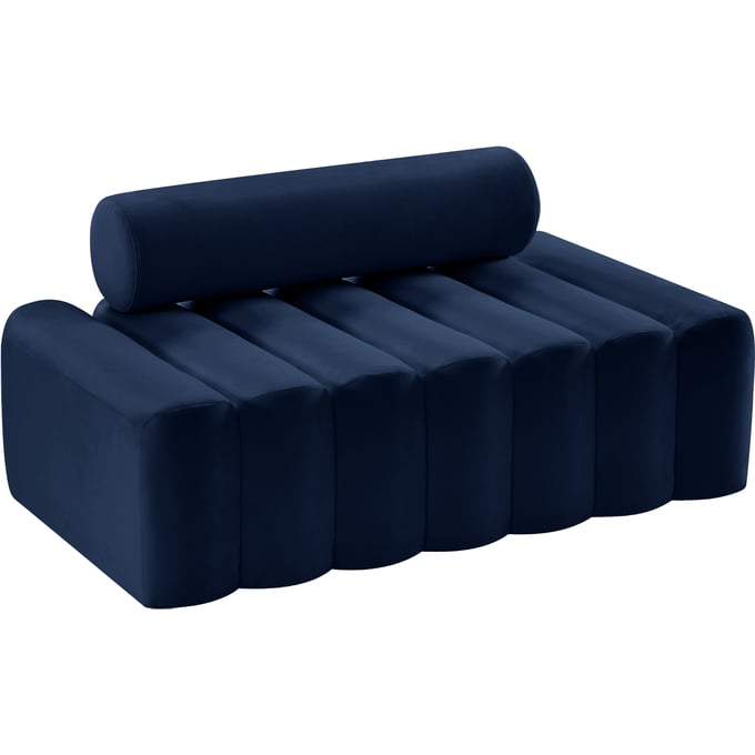 Meridian Furniture Melody Navy Velvet Loveseat MRD-647NAVY-L