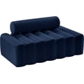 Melody Navy Velvet Loveseat