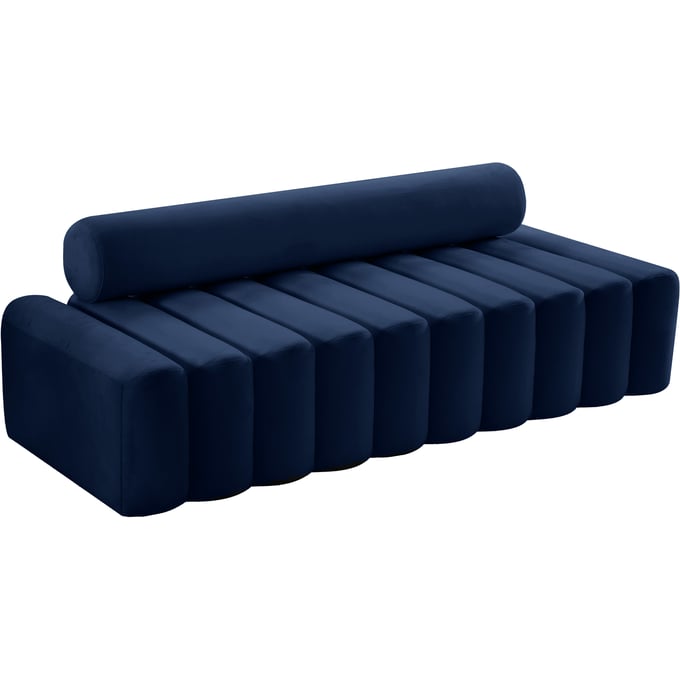 Meridian Furniture Melody Navy Velvet Sofa MRD-647NAVY-S