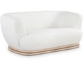 Kipton Cream Boucle Fabric Loveseat