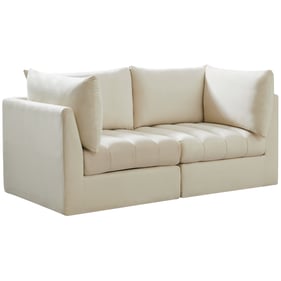 Meridian Furniture Jacob Cream Velvet Sofa