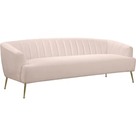 Meridian Furniture Tori Pink Velvet Sofa