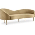 Ritz Camel Velvet Sofa