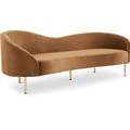 Ritz Saddle Velvet Sofa