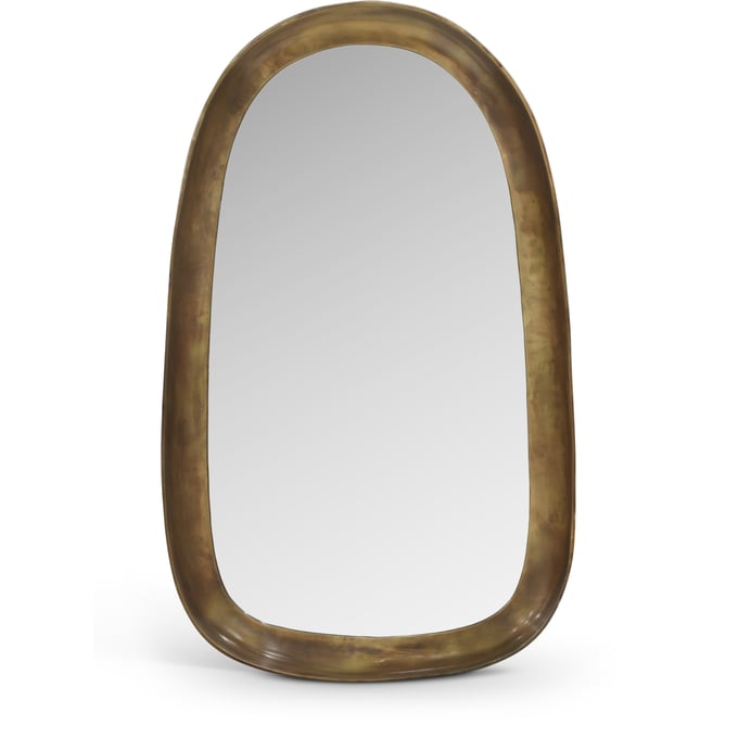 Meridian Furniture Auberge Brass Mirror MRD-66001BRASS-M