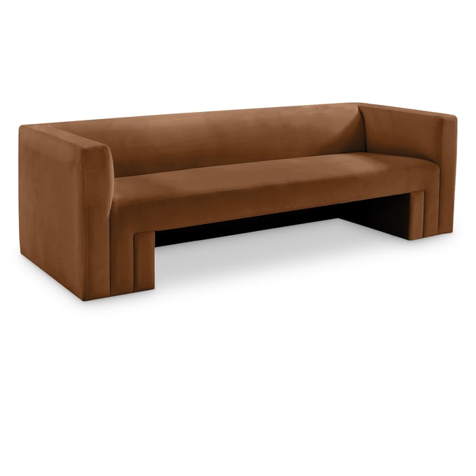 Meridian Furniture Henson Saddle Velvet Sofa MRD-665SADDLE-S