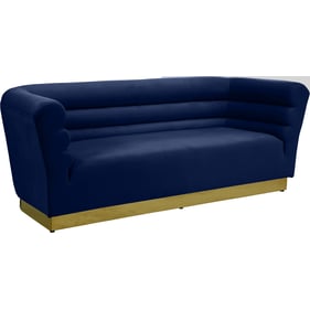 Design Edge Lapstone  Navy Velvet Sofa