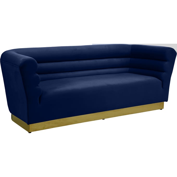 Design Edge Lapstone  Navy Velvet Sofa DE-23463807