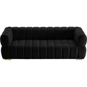 Meridian Furniture Gwen Black Velvet Sofa