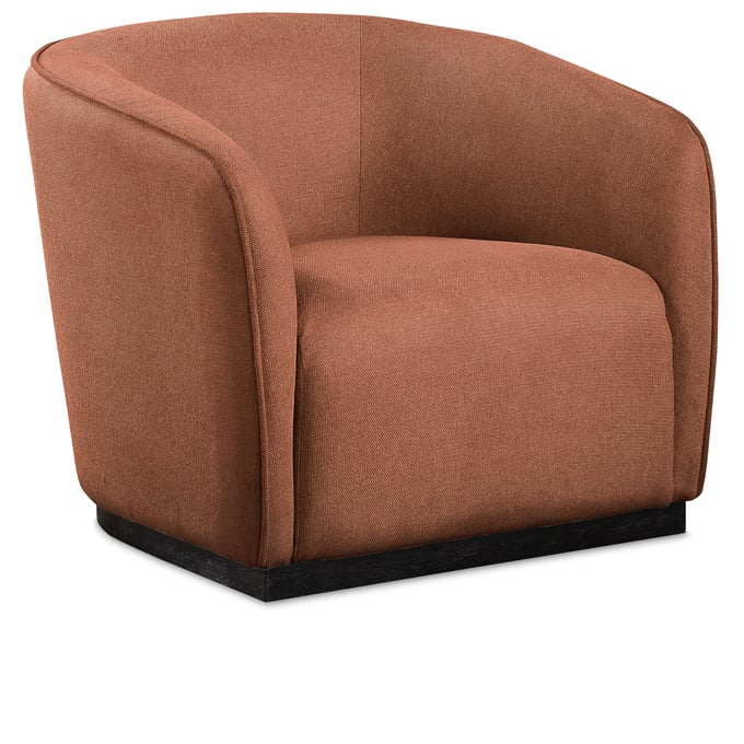 Meridian Furniture Mylah Cognac Fabric Chair MRD-675COGNAC-C