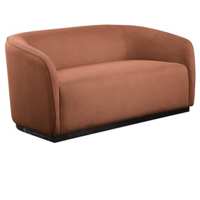 Meridian Furniture Mylah Cognac Fabric Loveseat