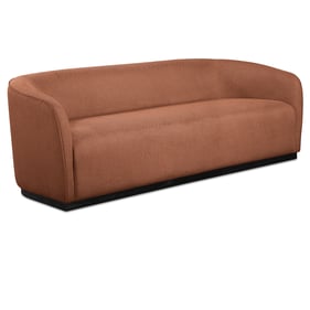 Meridian Furniture Mylah Cognac Fabric Sofa