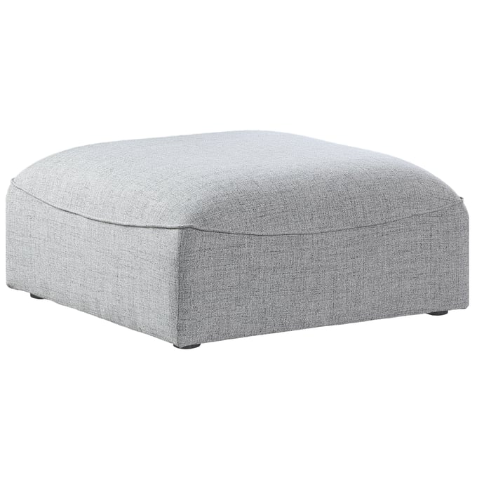 Meridian Furniture Miramar Grey Ottoman MRD-683GREY-OTT