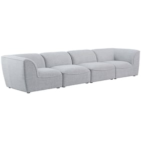 Meridian Furniture Miramar Grey 4pc Modular Sofa