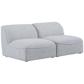 Meridian Furniture Miramar Grey Modular Armless Sofa