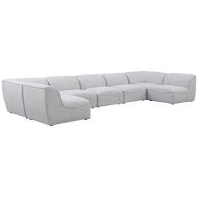 Meridian Furniture Miramar Grey 7pc Modular Sectional