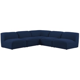 Meridian Furniture Miramar Navy 5pc Modular Sectional