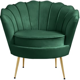 Meridian Furniture Gardenia Green Velvet Chair