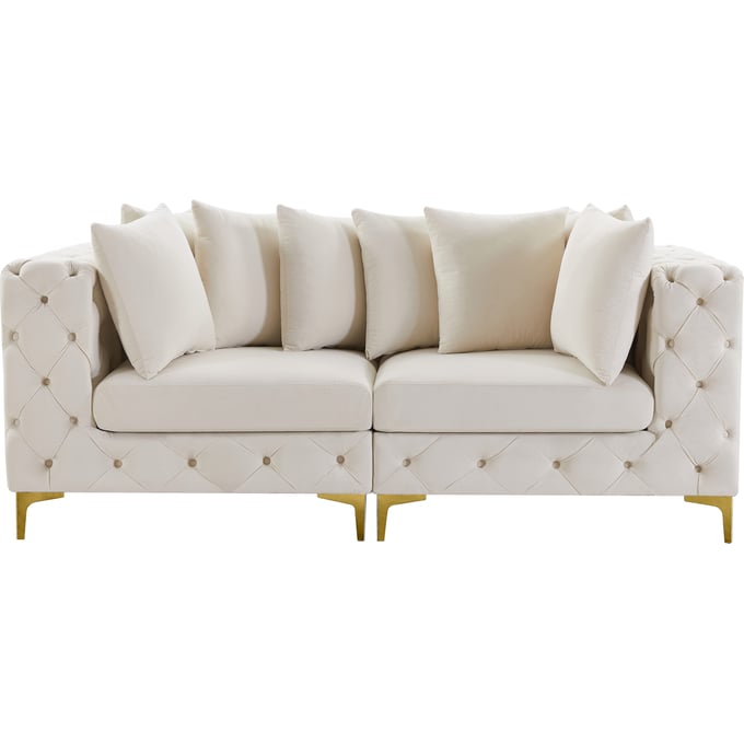 Meridian Furniture Tremblay Cream Modular Sofa MRD-686CREAM-S78