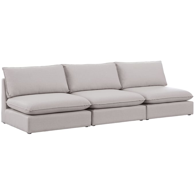 Meridian Furniture Mackenzie Beige Modular Armless Sofa MRD-688BEIGE-S120A