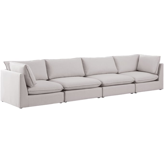 Meridian Furniture Mackenzie Beige 4pc Modular Sofa MRD-688BEIGE-S160B