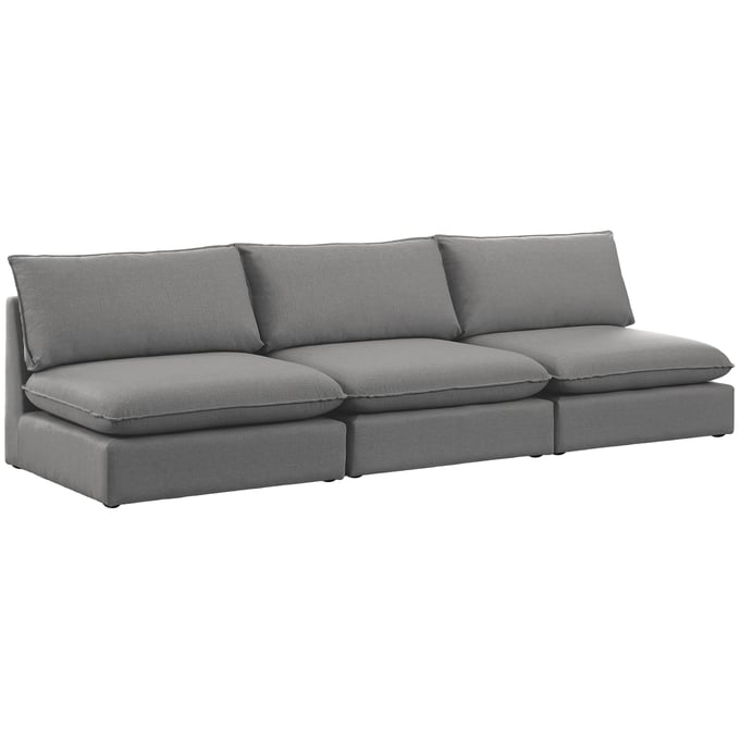 Meridian Furniture Mackenzie Grey Modular Armless Sofa MRD-688GREY-S120A