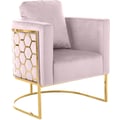 Casa Pink Velvet Chair