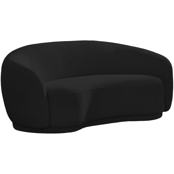 Meridian Furniture Hyde Black Boucle Fabric Loveseat MRD-693BLACK-L