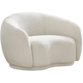 Meridian Furniture Hyde Cream Boucle Fabric Chair