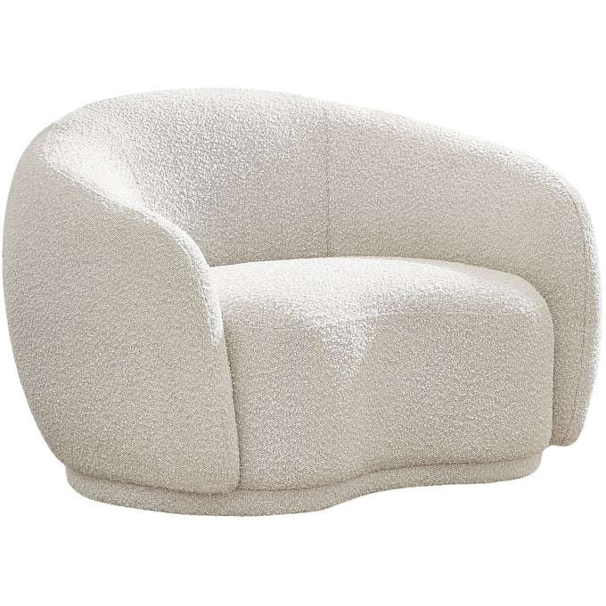 Meridian Furniture Hyde Cream Boucle Fabric Chair MRD-693CREAM-C