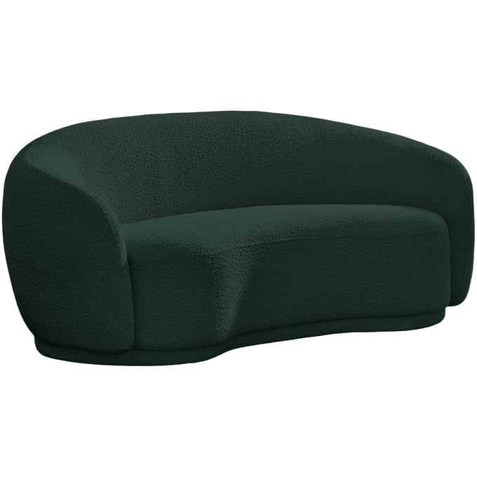 Meridian Furniture Hyde Green Boucle Fabric Loveseat MRD-693GREEN-L