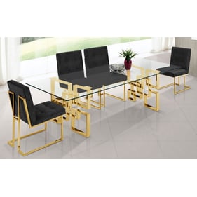 Meridian Furniture Pierre Black 5pc Dining Room Set