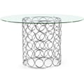 Opal Chrome Dining Table