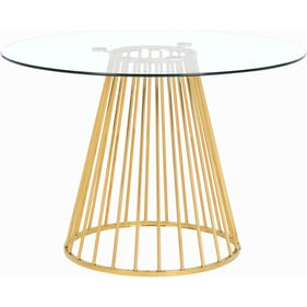 Meridian Furniture Gio Gold Dining Table