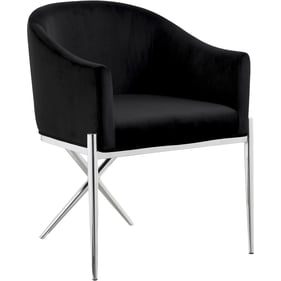 Design Edge Inglewood  Black Chrome Dining Chair