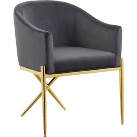 Design Edge Inglewood  Grey Gold Dining Chair