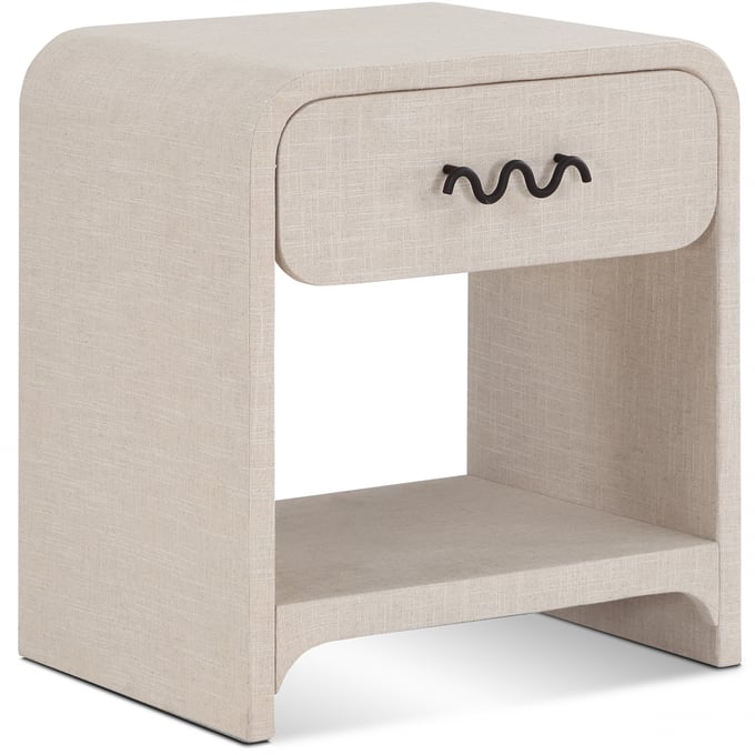 Meridian Furniture Medley Cream Night Stand MRD-799CREAM-NS