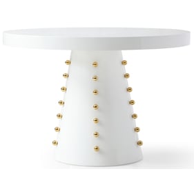 Meridian Furniture Scarpa White Dining Table