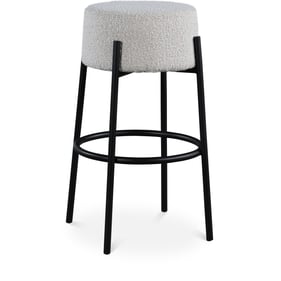 Meridian Furniture Avalon Cream Fabric Bar Stool