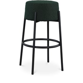 Meridian Furniture Avalon Green Fabric Bar Stool