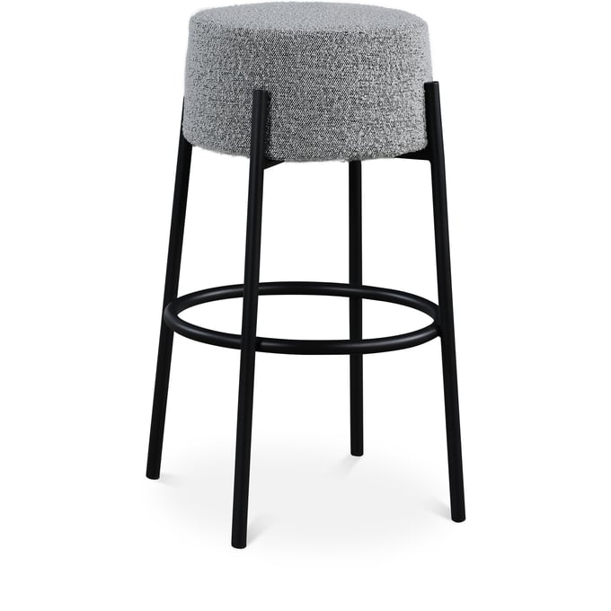 Meridian Furniture Avalon Grey Fabric Bar Stool MRD-822Grey-C