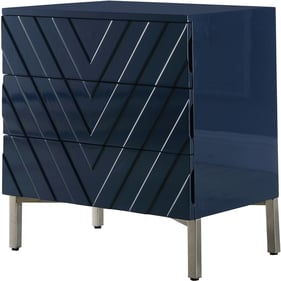 Meridian Furniture Collette Navy Blue Side Table