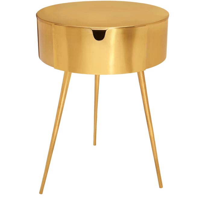 Meridian Furniture Bali Gold Night Stand MRD-835GOLD