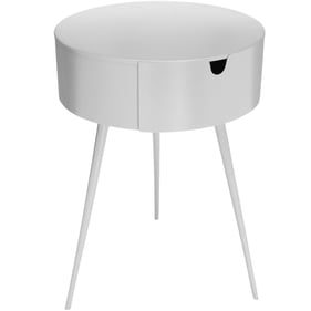 Meridian Furniture Bali White Night Stand