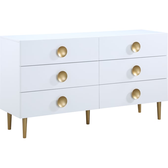 Meridian Furniture Zayne White Dresser MRD-842WHITE-D