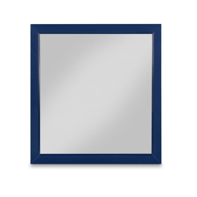 Meridian Furniture Marisol Navy Rectangle Mirror MRD-844NAVY-M